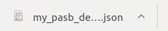 Downloaded JSON
