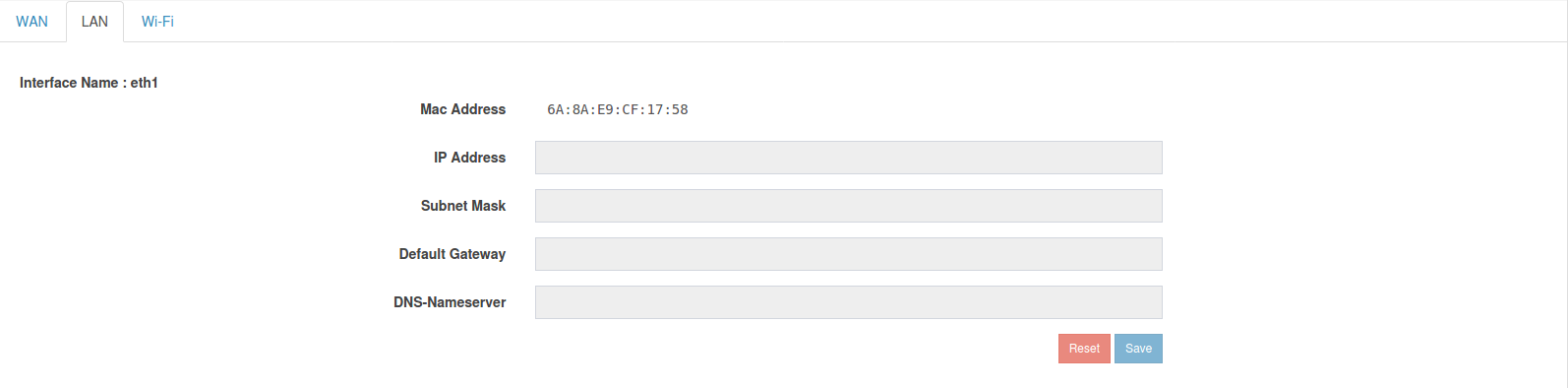 LAN Configuration