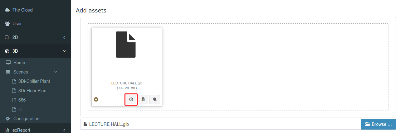 Upload GLB File