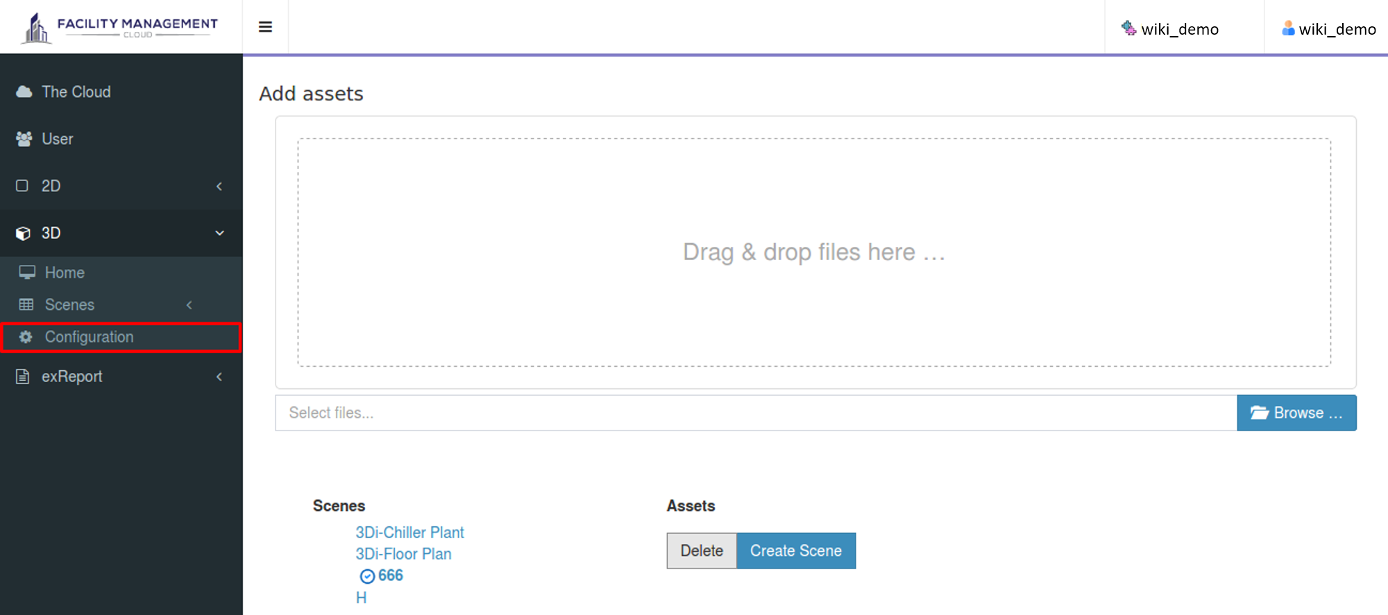 Configuration Page