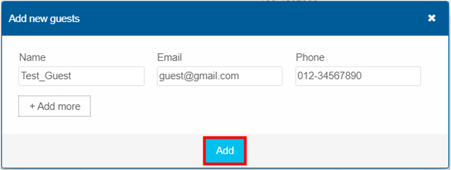Add Guest